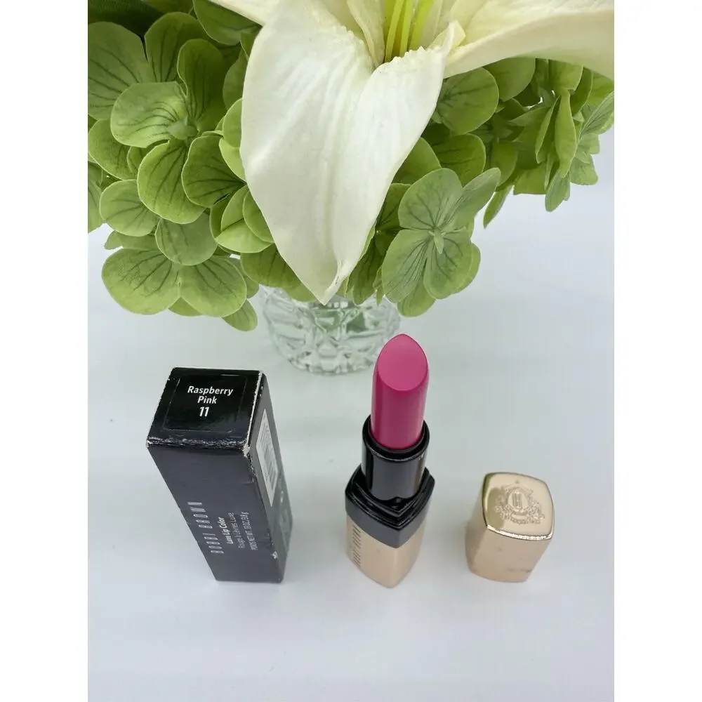 Bobbi Brown Luxe Lip Color 11 Raspberry pink .12 oz./3.5g Damage Box